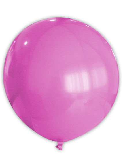 Riesen Party Dekoration XXL Luftballon pink 80 cm von GLOBOLANDIA