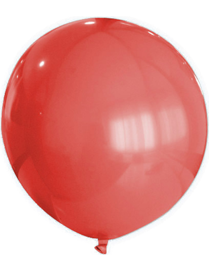 Riesen Party Dekoration XXL Luftballon rot 80 cm von GLOBOLANDIA