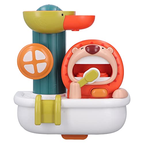 Baby-Badespielzeug, Niedliches Cartoon-Tier, Wasserspray, Badewanne, Blasenfluss, Wandspielzeug-Set von GLOGLOW