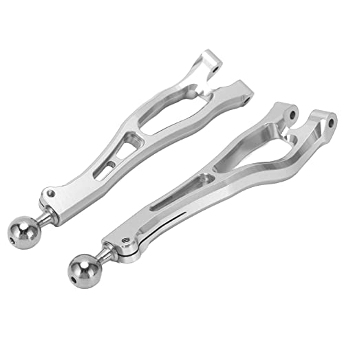 GLOGLOW Langlebiger RC-Oberschwingarm aus Aluminiumlegierung für ARRMA KRATON 6S 1/8 RC-Car, Reduziert Vibrationen und Verbessert die Leistung für RC-Car-Enthusiasten (Silver) von GLOGLOW