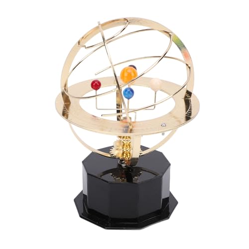 Sonnensystem-Modellornament, Planet Orbit Mobile Silber Perpetual Model Sports Rotierendes Lernspielzeug für die Heim-Schreibtisch-Büro-Dekoration von GLOGLOW