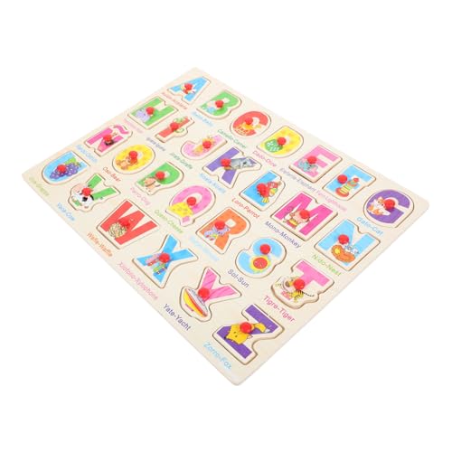 1 Set Spanisch Puzzle B Spielzeug Kinderspielzeug Kleinkind Puzzle Spielzeug Für Kleinkinder Alphabet Brett Passendes Spanisch Brett Holzpuzzle Kleinkind Sprachpuzzle Für GLSTOY von GLSTOY