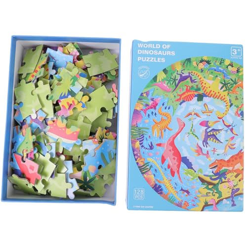 GLSTOY 1 Box Kinderpuzzle Interaktives Kinderpuzzle Kleinkind Tiere Interessantes Kinderspielzeug Cartoon Puzzle Spielzeug Kleinkind Holzpuzzle Kinderspielzeug Kinder Holzpuzzle von GLSTOY