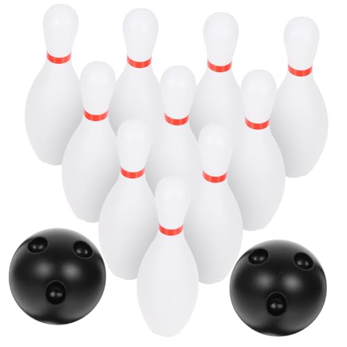 GLSTOY 1 Satz Bowling Für Kinder Draußen Kinderspielzeug Kleinkindspielzeug Outdoor-Bowling Outdoor-Spielzeug Für Jungen Bowlingspiele Für Kinder Drinnen Bowling-Spielzeug Plastik von GLSTOY