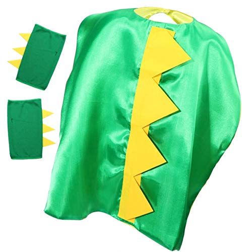 GLSTOY 1 Satz Dinosaurier-Umhang halloween cape halloween costume Umhang mit Tierflügeln Cosplay-Umhang für Kinder Dinosaurierkostüm für Kinder Halloween Umhang Umhang Stoff Green von GLSTOY