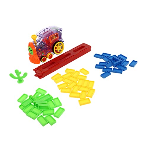 GLSTOY 1 Satz Domino Elektrische Züge Für Kinder Kinder Kleines Zugspielzeug Weihnachtszug Spielzeug Lernspielzeug Abs von GLSTOY