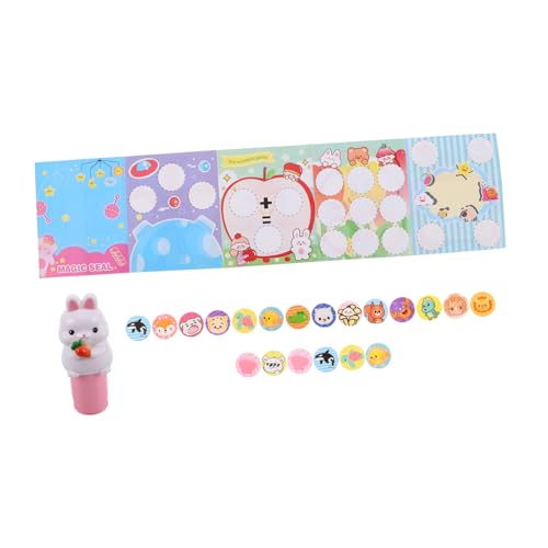 GLSTOY 1 Set Niedliche Sticker Stempel Wasserdichter Cartoon Hase Stempel Für DIY Basteln Scrapbooking Und Belohnungen Ideal Für Jungen Und ädchen von GLSTOY