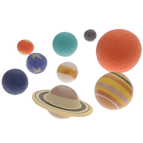 GLSTOY 1 Satz Planet 3D Modell Sonnensystemmodell Lernspielzeug 3D Diorama des Planeten Planeten Für Sonnensystemspielzeug Sonnensystem Für Planetenspielzeugmodelle Vinyl von GLSTOY