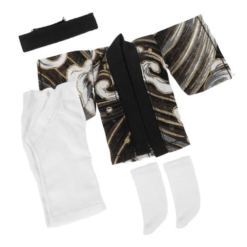 GLSTOY 1 Set Babykleidung Kimono Set Japanisches Puppenkleid Gefüllte Puppenkleidung Stofffiguren Spielzeug Zubehör Puppenkleidung Und Zubehör Puppenkleidungskostüm von GLSTOY