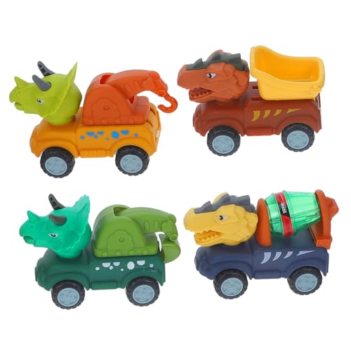 GLSTOY 1 Set Engineering Fahrzeug Set Modell Kinder Dinosaurier Spielzeug Rutsche Simulation Dinosaurier Auto Spielzeug Zum Spielen Dinosaurier LKW Jungen Dinosaurier Spielzeug Kinder von GLSTOY