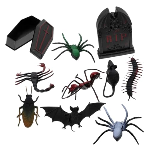 GLSTOY 1 Set Halloween Dekoration Spukhaus Dekoration Mini Fledermaus Halloween Fee Garten Zubehör Gartenfigur Dekorationen Halloween Fledermaus Dekor Halloween Puppenhaus von GLSTOY