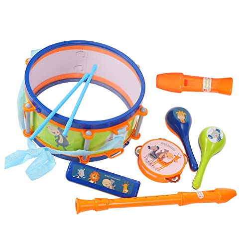 GLSTOY 1 Set Kinder Jazz Trommel Musical Kinder Schlagzeug Musikinstrumente Kinder Musical Rollenspiel Trommel Kinder Musikinstrumente Kinderspielzeug Kunststoff von GLSTOY