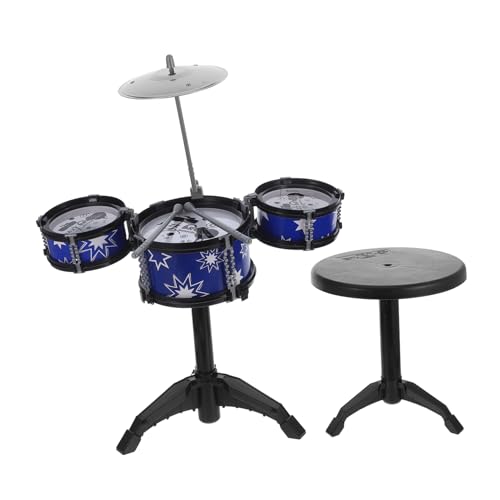 GLSTOY 1 Set Kinder Trommel Set Jazz Drum Kit Spielzeug Kleinkind Band Rock Trommel Spielzeug Simulation Jazz Trommel Pädagogische Percussion Musik Instrument Für Geburtstag Spielset von GLSTOY