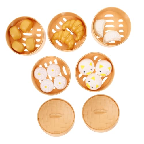 GLSTOY 1 Set Küchenspielzeug Rollenspielset Frühstücksspielzeug Rollenspielspielzeug Chinesische Küche Mini Rollenspielspielzeug Chinesisches Lernspielzeug Chinesische Kinder Aus von GLSTOY