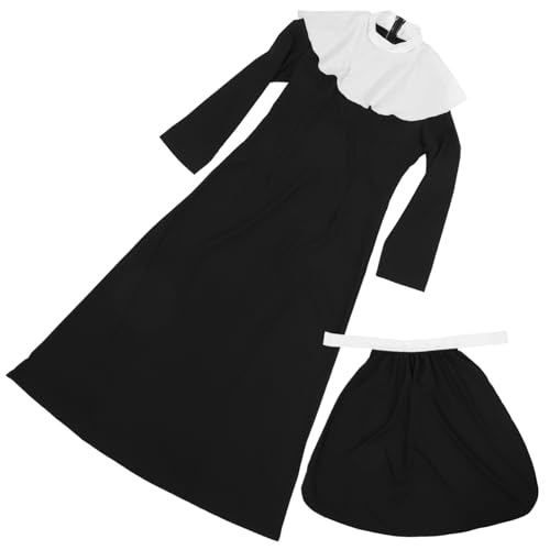 GLSTOY Costume 1 Set Damen Nonnenkostü Cosplay Für Halloween Und Karneval Kostü Für Erwachsene Mit Traditionellem Design Ideal Für Mottopartys Und Theateraufführungen Kostüme von GLSTOY