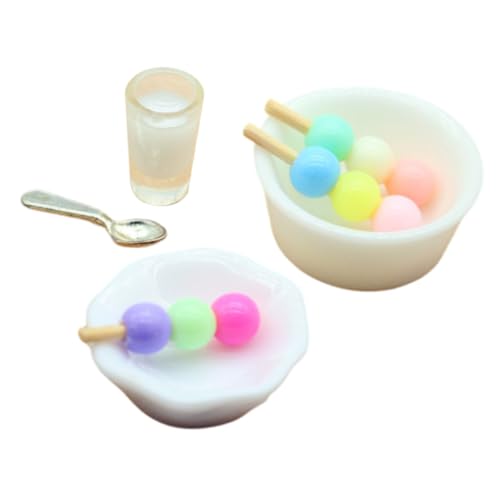 GLSTOY 1 Set Puppenhaus Modell Kleines Dekor Mini Snack Modell Mini Dessert Modell Mini Hausbedarf Miniatur Ornament Mini Ornament Miniatur Rollenspiel Spielzeug von GLSTOY