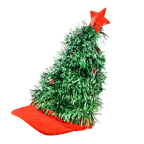 GLSTOY 1 Stück Lustiger Weihnachtsbaum Hut Für Partys Neuheits Cosplay Weihnachtsmütze Tannenbaum Design Ideal Für Festliche Anlässe Und Lustige Kostüme von GLSTOY