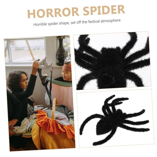 GLSTOY 10 Stück Teiliges Halloween-spinnendekor Künstliche Schwarze Spinnen mit Haariger Oberfläche Realistische Halloween-deko für Party Bühne und Gruselige Dekoration Leichte Langlebige GLSTOY 10 Stück Teiliges Halloween-spinnendekor Künstliche Schwarze Spinnen mit Haariger Oberfläche Realistische Halloween-deko für Party Bühne und Gruselige Dekoration Leichte Langlebige von GLSTOY