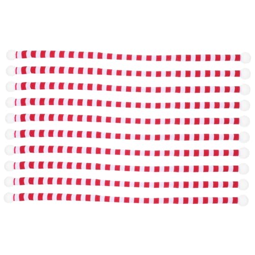 GLSTOY 10 Stück Teiliges Mini Weihnachts-schals Rot-weiß Gestreift Kuschelig Vielseitig Kleine Deko-schals für Weinflaschen Puppenhaus DIY Bastelprojekte GLSTOY 10 Stück Teiliges Mini Weihnachts-schals Rot-weiß Gestreift Kuschelig Vielseitig Kleine Deko-schals für Weinflaschen Puppenhaus DIY Bastelprojekte von GLSTOY