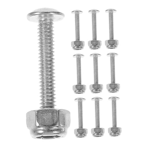 GLSTOY 10 Stück Teiliges Schraubenset für Tischfußballspieler Praktische Ersatzschrauben und Muttern für Stabile Montage Einfache Installation Passend für Kicker Fußballtische GLSTOY 10 Stück Teiliges Schraubenset für Tischfußballspieler Praktische Ersatzschrauben und Muttern für Stabile Montage Einfache Installation Passend für Kicker Fußballtische von GLSTOY