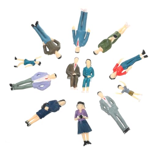 GLSTOY 12 Stück Teiliges Bemalte Miniatur Personenfiguren aus Kunststoff Realistische Dekoration Vielseitige Maßstabsfiguren für Modelleisenbahn Architektur und Schulprojekte Langlebig GLSTOY 12 Stück Teiliges Bemalte Miniatur Personenfiguren aus Kunststoff Realistische Dekoration Vielseitige Maßstabsfiguren für Modelleisenbahn Architektur und Schulprojekte Langlebig von GLSTOY