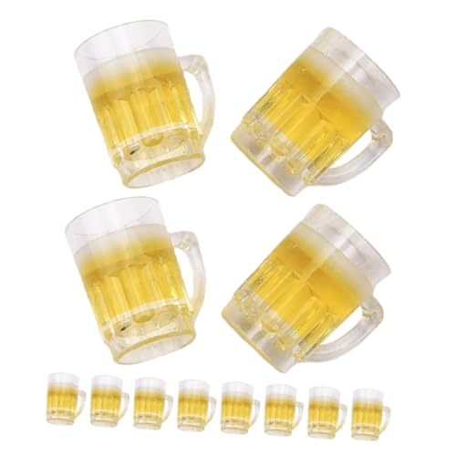 GLSTOY 12 Stück Teiliges Miniatur Bierkrüge aus Resin Niedliche Mini Puppenhaus Zubehör Detailgetreue Mini Bierbecher für Miniaturlandschaft Desktop Deko Puppenhaus und Foto Requisite GLSTOY 12 Stück Teiliges Miniatur Bierkrüge aus Resin Niedliche Mini Puppenhaus Zubehör Detailgetreue Mini Bierbecher für Miniaturlandschaft Desktop Deko Puppenhaus und Foto Requisite von GLSTOY
