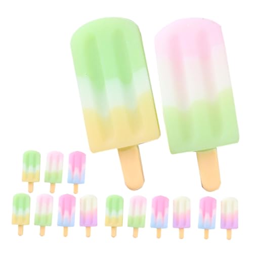 GLSTOY 15 Stück Teiliges Mini Eiscreme Deko Detailreiches Realistisches Kunstharz Farblich Gemischt Langlebig und Leicht für DIY Dessertdekorationen und Puppenhäuser GLSTOY 15 Stück Teiliges Mini Eiscreme Deko Detailreiches Realistisches Kunstharz Farblich Gemischt Langlebig und Leicht für DIY Dessertdekorationen und Puppenhäuser von GLSTOY