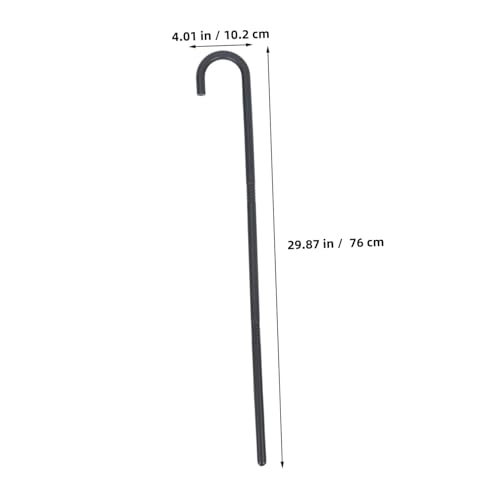 GLSTOY 2 Sätze Schwarze Bühnenkrücken aus leichtem Kunststoff Dekorative Party Performance Requisiten für Zauberer Bühnenauftritte und Festliche Fotoprops GLSTOY 2 Sätze Schwarze Bühnenkrücken aus leichtem Kunststoff Dekorative Party Performance Requisiten für Zauberer Bühnenauftritte und Festliche Fotoprops von GLSTOY