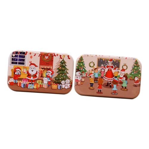 GLSTOY 2 Sätze Weihnachts-holzpuzzle Lernspielzeug Intelligenzspiel für Jungen Mädchen Ab Jahren mit DIY-Motiven Klassenzimmer und Kamin Holz-Puzzles Fördert Kreativität und Denkvermögen GLSTOY 2 Sätze Weihnachts-holzpuzzle Lernspielzeug Intelligenzspiel für Jungen Mädchen Ab Jahren mit DIY-Motiven Klassenzimmer und Kamin Holz-Puzzles Fördert Kreativität und Denkvermögen von GLSTOY