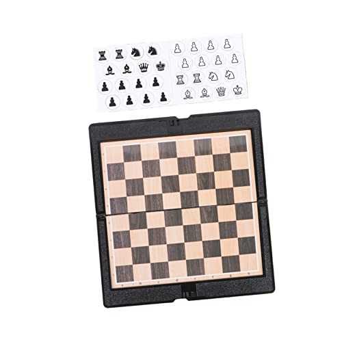 GLSTOY 2 Set Faltbares Internationales Schachspiel Magnet Schach Kompaktmagnet Schach von GLSTOY