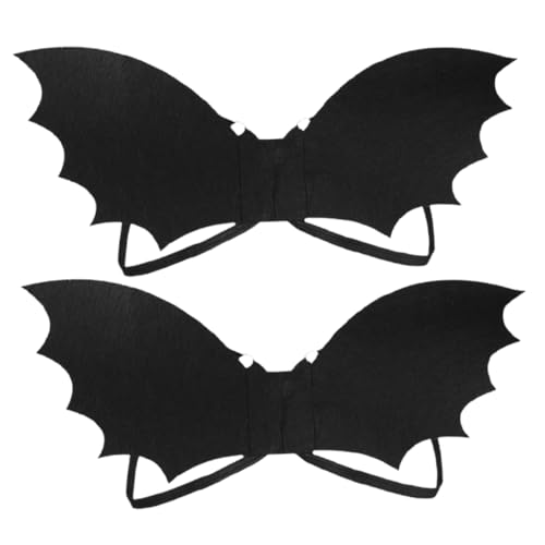 GLSTOY 2 Sets Kind Fledermaus Kostüm Fledermausflügel Zubehör Jungen Mädchen Halloween Dress up Flügel Eva Cosplay Vampir Kostüm Für Partydekorationen von GLSTOY