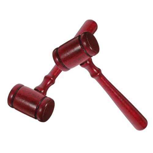 GLSTOY 2 Stück Holzrichterhammer Leichtes Holzspielzeug für Gerichtshof-Accessoire Verarbeitet für Rollenspiele Geburtstage und Cosplay Handliches Richter-hämmerchen GLSTOY 2 Stück Holzrichterhammer Leichtes Holzspielzeug für Gerichtshof-Accessoire Verarbeitet für Rollenspiele Geburtstage und Cosplay Handliches Richter-hämmerchen von GLSTOY