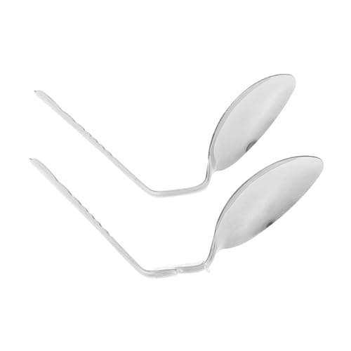 GLSTOY 2 Stück Lustige Mind Bend Spoon Prop Street Show Bending Spoon Trick Requisiten Performance Requisiten Neuheit Bend Spoon Close Up Gimmicks Streich Requisiten von GLSTOY