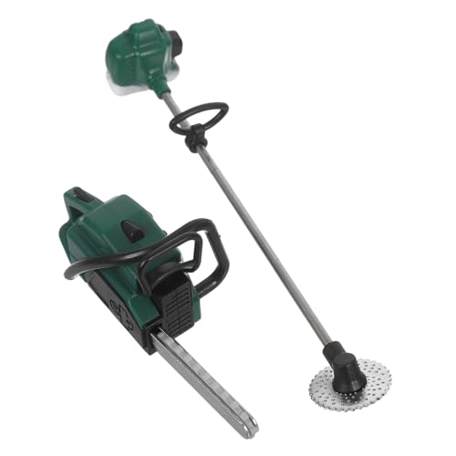 GLSTOY 2 Stück Mini Gartenwerkzeug Teiliges Miniatur Motorsäge und Rasenmäher aus PVC Detailgetreue Puppenhaus Gartendekoration Robust Kompakt für Spiel und Outdoor GLSTOY 2 Stück Mini Gartenwerkzeug Teiliges Miniatur Motorsäge und Rasenmäher aus PVC Detailgetreue Puppenhaus Gartendekoration Robust Kompakt für Spiel und Outdoor von GLSTOY