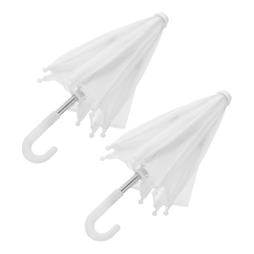 GLSTOY 2 Stück Miniatur Puppenhaus Regenschirm Weiß Stilvolle Dekoration für Mini Häuser Detailreiches Micro Szene Zubehör Eleganter Miniatur Sonnenschutz für Puppenhäuser GLSTOY 2 Stück Miniatur Puppenhaus Regenschirm Weiß Stilvolle Dekoration für Mini Häuser Detailreiches Micro Szene Zubehör Eleganter Miniatur Sonnenschutz für Puppenhäuser von GLSTOY