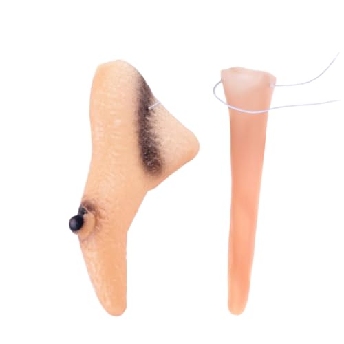 GLSTOY 2 Stück Teiliges Halloween Hexennasen Langes Cosplay Zubehör Wiederverwendbar Lustige Kostüm Requisite für Damen Halloween Party Dekoration GLSTOY 2 Stück Teiliges Halloween Hexennasen Langes Cosplay Zubehör Wiederverwendbar Lustige Kostüm Requisite für Damen Halloween Party Dekoration von GLSTOY