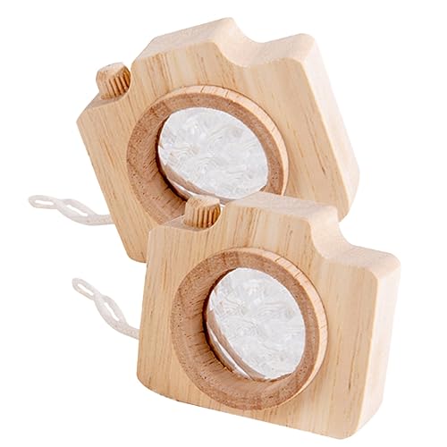 GLSTOY 2 Stück aus Holz Pädagogische Kamera mit Buntem Prismeneffekt Robustes Lernspielzeug für Mädchen Jungen Handliches Party GLSTOY 2 Stück aus Holz Pädagogische Kamera mit Buntem Prismeneffekt Robustes Lernspielzeug für Mädchen Jungen Handliches Party von GLSTOY