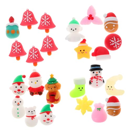 GLSTOY 24st Spielzeug Kneifen Matschiges Spielzeug Für Kinder Weihnachtsspielzeug Weihnachten Squeeze Fidget Toy Gefälligkeiten Für Weihnachtsfeiern Weihnachts-Squishy von GLSTOY