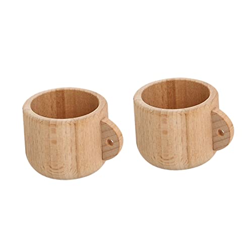 GLSTOY 2St Tischspielzeug aus Holz Kitchen Set for küchenspielzeug für Kinder Kinderzimmerdeko Toy holzspielzeug Geschirrspielzeug Simulationsgeschirr Kinderspielzeug Bambus von GLSTOY