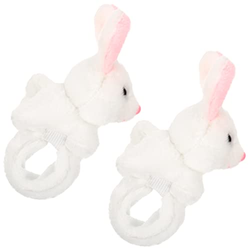 GLSTOY 2er Set Bunny Slap Armband Kuscheltiere üsch Tier Armbänder Für Perfekte Mitgebsel Für Geburtstagsfeiern Und Goodie Bags Tierische Slap Band Spielzeuge von GLSTOY