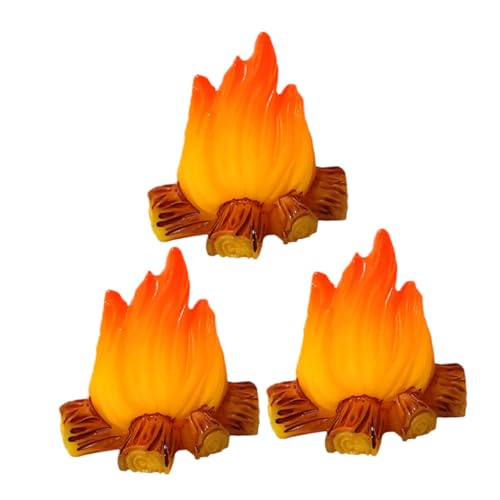 GLSTOY 3 Stück Miniatur Harz Teilig Detailreiche Micro Landschaft Deko Vielseitige Party und Gartenornamente Handgefertigte Puppenhaus Zubehör Lebensechte Waldfeuer Modelle GLSTOY 3 Stück Miniatur Harz Teilig Detailreiche Micro Landschaft Deko Vielseitige Party und Gartenornamente Handgefertigte Puppenhaus Zubehör Lebensechte Waldfeuer Modelle von GLSTOY
