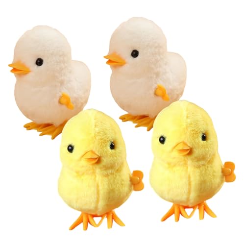 GLSTOY 4 Stück Teiliges Aufziehspielzeug Wind Up Tiere Springende Plüschküken und Enten Batterielose Mechanische Laufspielzeuge für Kleinkinder Bunte Bauernhoftiere für Kinderparty und GLSTOY 4 Stück Teiliges Aufziehspielzeug Wind Up Tiere Springende Plüschküken und Enten Batterielose Mechanische Laufspielzeuge für Kleinkinder Bunte Bauernhoftiere für Kinderparty und von GLSTOY