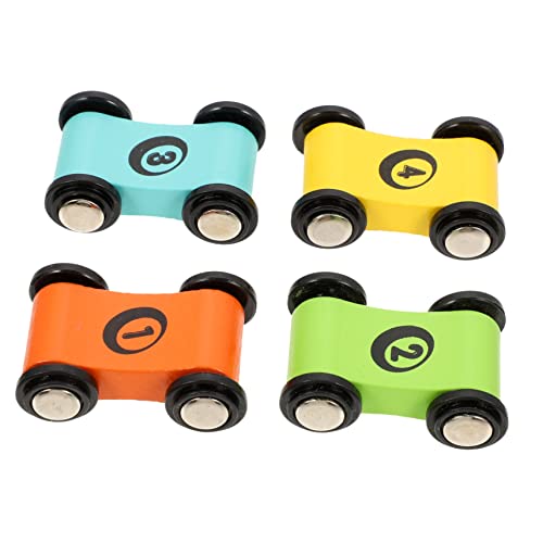 GLSTOY 4 Stück Teiliges Holz Rennwagen für Bunte Mini Autos aus Glattem Sicherem Holz Fördert Hand Auge Koordination Beobachtung und Fantasie für Gemeinsames GLSTOY 4 Stück Teiliges Holz Rennwagen für Bunte Mini Autos aus Glattem Sicherem Holz Fördert Hand Auge Koordination Beobachtung und Fantasie für Gemeinsames von GLSTOY