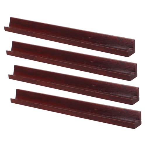 GLSTOY 4 Stück Teiliges Mini Mahjong Tile Holder aus Holz mit Rutschfesten Rillen Kompatibel mit American Mahjong Spielsteinen Langlebig für Reisen Familienspiele und Spielabende GLSTOY 4 Stück Teiliges Mini Mahjong Tile Holder aus Holz mit Rutschfesten Rillen Kompatibel mit American Mahjong Spielsteinen Langlebig für Reisen Familienspiele und Spielabende von GLSTOY