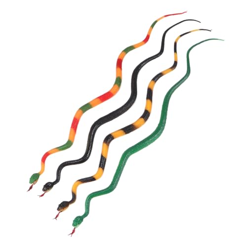 GLSTOY 4 Stücke Für Requisiten Streich Schlange Gelb Prop Weiß Grün Schwarz Halloween Cosplay Realistische Tricky Simulation Rot GLSTOY 4 Stücke Für Requisiten Streich Schlange Gelb Prop Weiß Grün Schwarz Halloween Cosplay Realistische Tricky Simulation Rot von GLSTOY