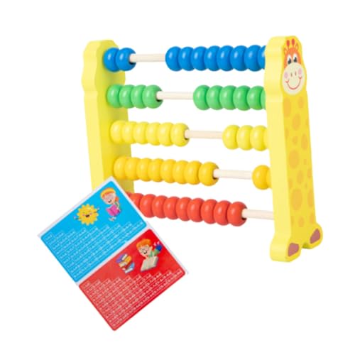 GLSTOY 1PC Bunter Abakus Mit 5 Reihen Tier Giraffe Lernspielzeug Für Vorschulkinder Pädagogisches Zählspielzeug Zur Der Numerischen Fähigkeiten Ideales von GLSTOY