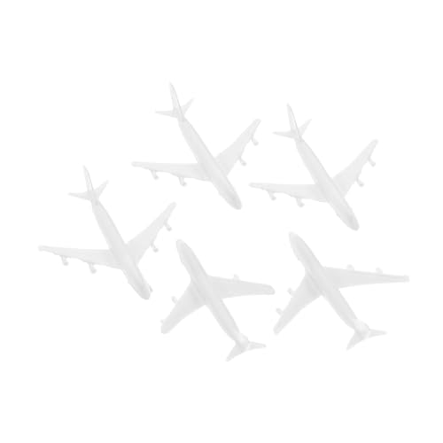 GLSTOY 5 Stück Teiliges Flughafenmodell Kunststoff Miniatur Flugzeug Dekoration für Sandtisch Architekturmodell Zubehör Realistische Landebahn Szenen für Heimdekor GLSTOY 5 Stück Teiliges Flughafenmodell Kunststoff Miniatur Flugzeug Dekoration für Sandtisch Architekturmodell Zubehör Realistische Landebahn Szenen für Heimdekor von GLSTOY