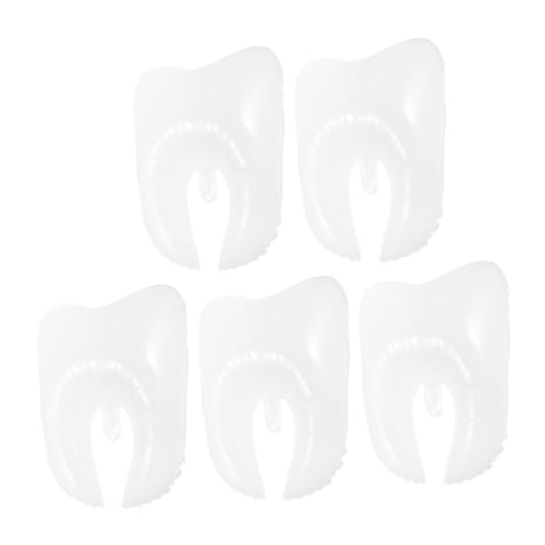 GLSTOY 5 Stück Teiliges Große Zahn Luftballons Shower Party Deko Aufblasbare Zahnförmige Ballons als Fotohintergrund für Kindergeburtstag und Familienfeier GLSTOY 5 Stück Teiliges Große Zahn Luftballons Shower Party Deko Aufblasbare Zahnförmige Ballons als Fotohintergrund für Kindergeburtstag und Familienfeier von GLSTOY