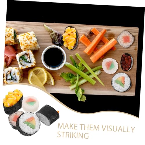GLSTOY 5 Stück Teiliges Lebensechte Sushi Modelle Realistische Japanische Kunst deko Detailreiche Fake Food Requisiten für Party Restaurantdisplay Foto Requisiten Vielseitig Einsetzbar GLSTOY 5 Stück Teiliges Lebensechte Sushi Modelle Realistische Japanische Kunst deko Detailreiche Fake Food Requisiten für Party Restaurantdisplay Foto Requisiten Vielseitig Einsetzbar von GLSTOY