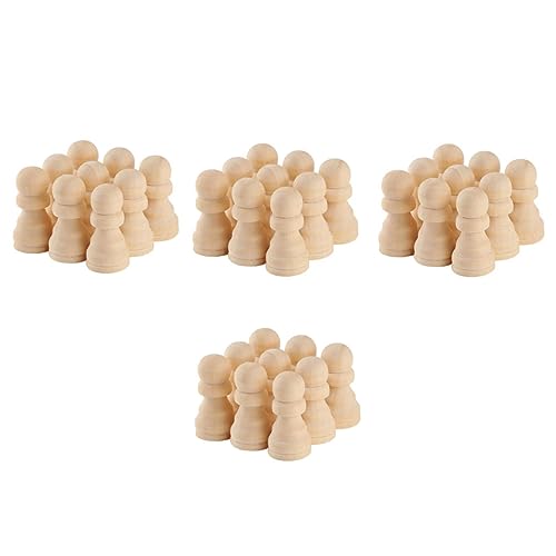 GLSTOY 50 Stück Teiliges Unvollendetes Schachfiguren aus Glattem Holz DIY Bastelspielzeug für Schachspiel Zubehör zum Bemalen und Dekorieren Perfektes für Kreative Malprojekte GLSTOY 50 Stück Teiliges Unvollendetes Schachfiguren aus Glattem Holz DIY Bastelspielzeug für Schachspiel Zubehör zum Bemalen und Dekorieren Perfektes für Kreative Malprojekte von GLSTOY